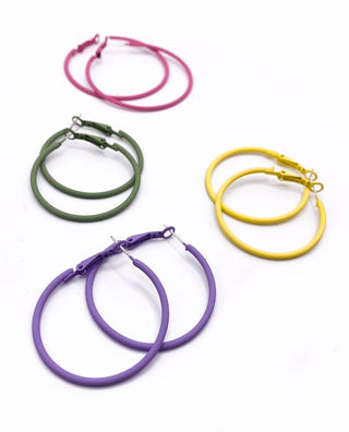 Candy Pop Hoop Earrings