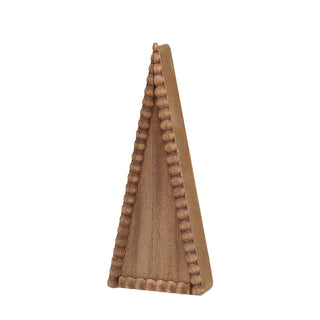 Med. Christmas Wood Beaded Tree