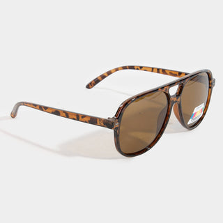Acetate Aviator Frame Sunglasses