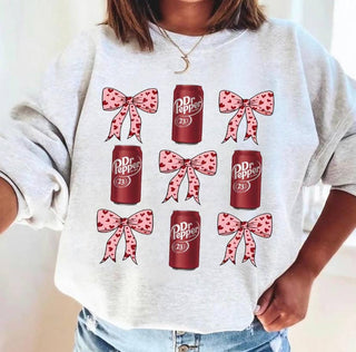 Bows & D r . P e p p e r Sweatshirt