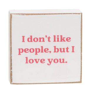 Valentine's Kinda Obsessed 2” Square Block