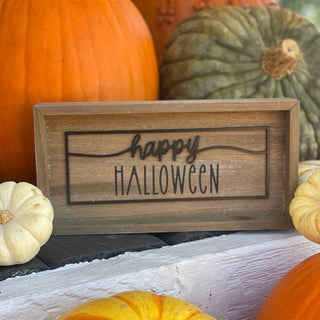 Fall/Halloween Wooden Laser Frame (Reversible)