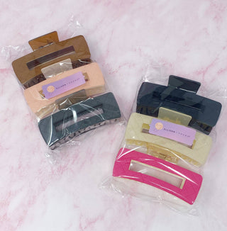 Quilted Hair Claw Clip