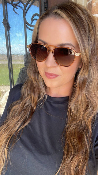 Hair Friendly Sunglasses - Briggs/Clear