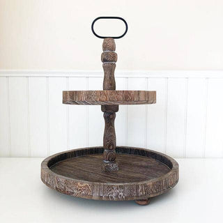 Foundations Decor Tiered Tray -  Round 15"