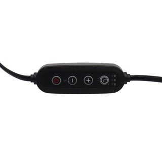 Candle Warmer Lamp - Crystal Glass & Wood Base - Gold