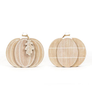Chunky Wood Pumpkin (Reversible)