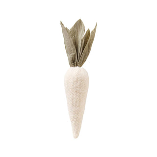 Cream Fuzzy Fabric Carrot