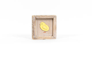 Wood Framed Sign (CHICK/PEEPS) Decor