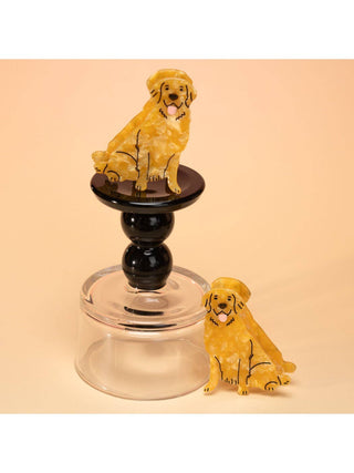 Yellow Dog Hair Clip