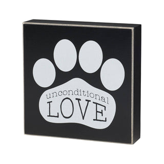 Unconditional Love Pet Box Sign