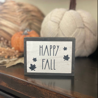 Halloween/Fall 3D Block (Reversible)