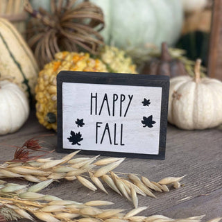 Halloween/Fall 3D Block (Reversible)
