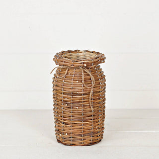 Milk Bucket Willow Basket | Brown