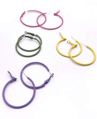 Candy Pop Hoop Earrings