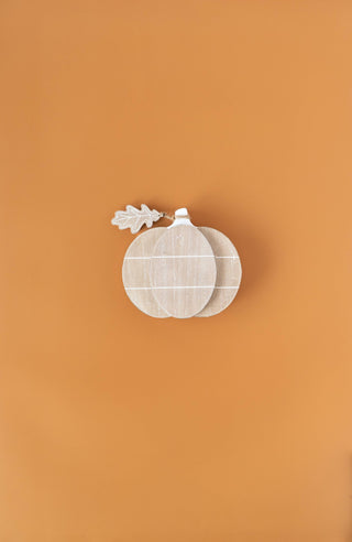 Chunky Wood Pumpkin (Reversible)