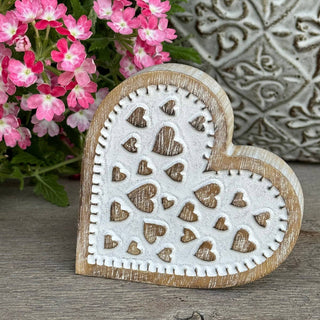 Mini Hearts Carved Heart