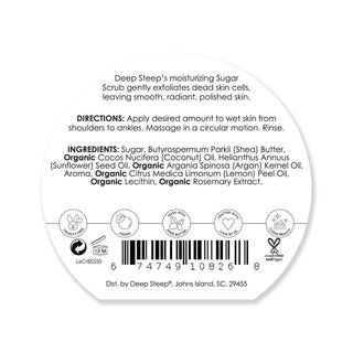 Sugar Scrub - Lemon Cream 8oz