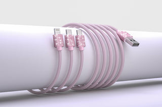 3-in-1 Cables for iPhone/iPad & Android - 6 Ft