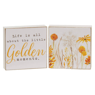 Golden Wildflower 2" Blocks