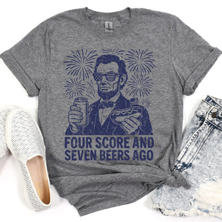 Four Score & 7 Beers Ago Tee