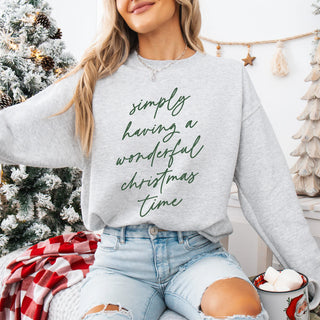 Simply Having a Wonderful Christmas Time Sweatshirt