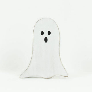 White Wooden Ghost - double sided