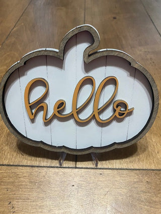 Hello Pumpkin | Tier Tray Decor
