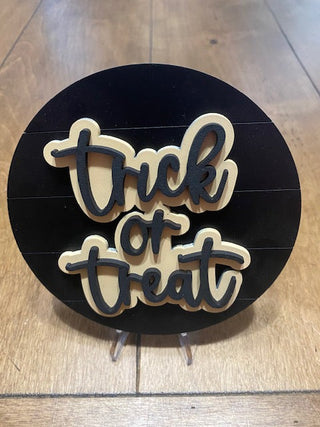 Trick-or-Treat | Halloween Tiered tray decor | Farmhouse